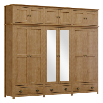 Skriňa 12-dverová TOPAZIO dub
