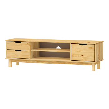 TV stolík 1 dvere + 2 zásuvky BONITO 2 lak