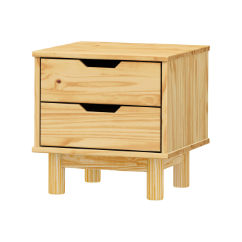 Nočný stolík 2 zásuvky BONITO 2 lak