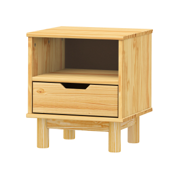 Nočný stolík 1 zásuvka BONITO 2 lak