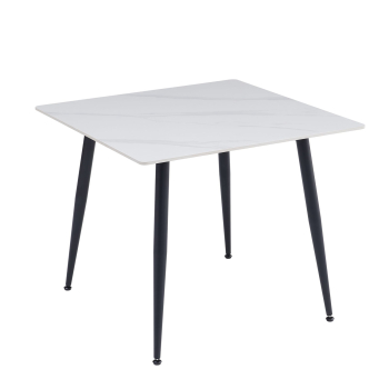 Jedálenský stôl ADRIA 70x70 biely mramor