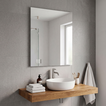 Zrkadlo 60x80 LAVA biela